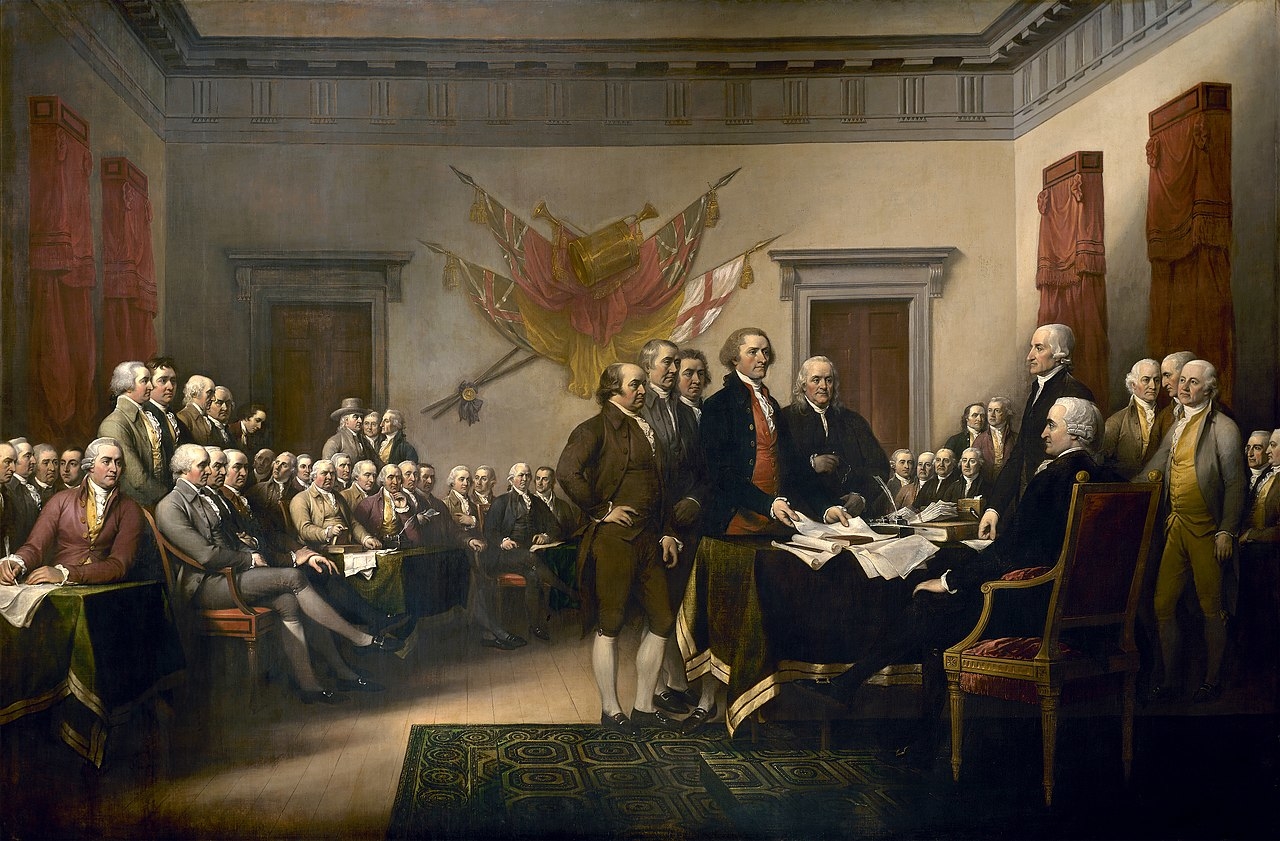 declaration of independence 1819 by john trumbull