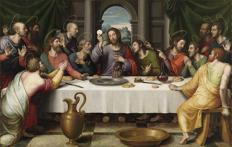 the last supper by vicente juan macip