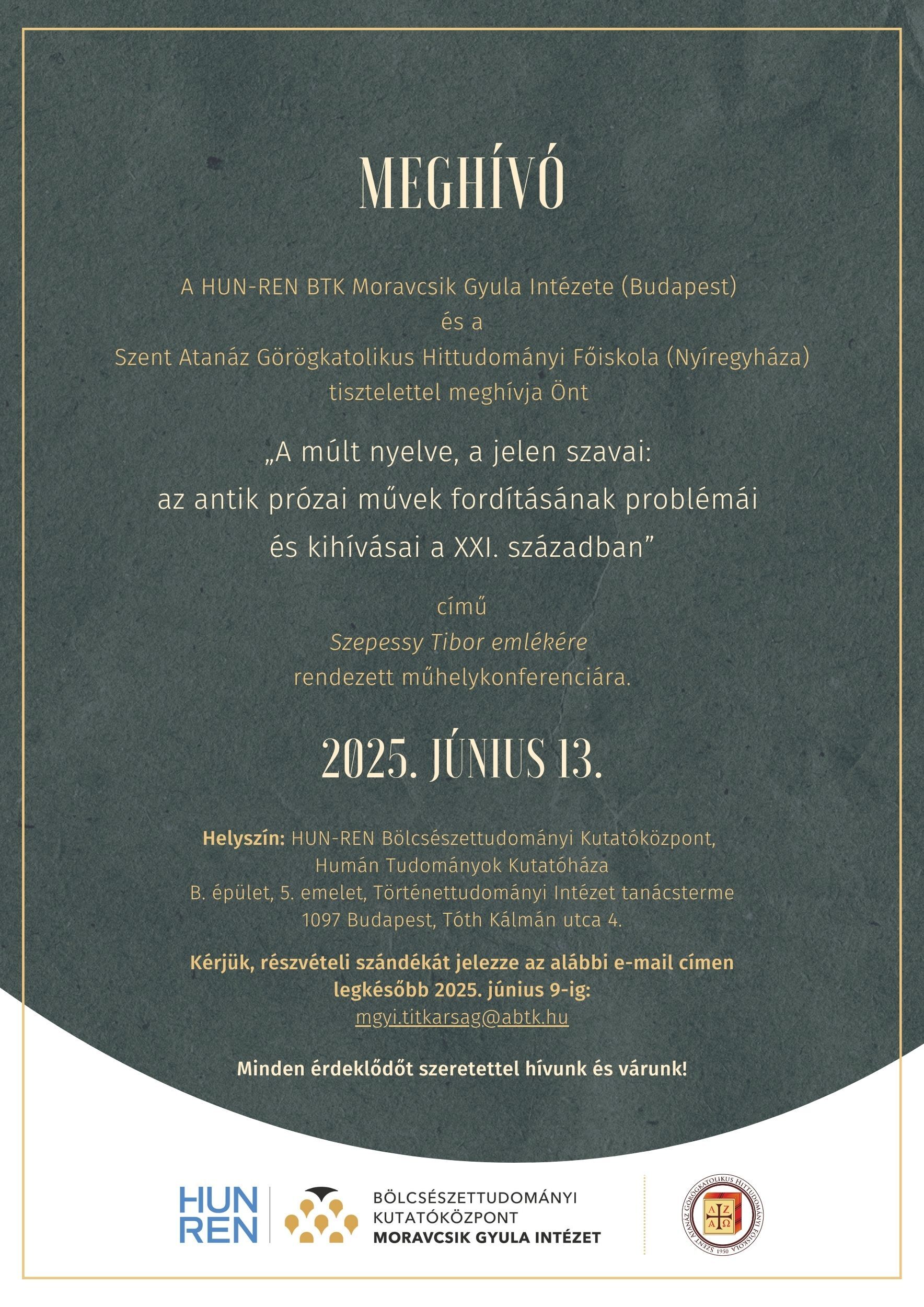 meghivo hun ren szent atanaz konferencia